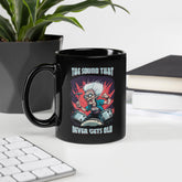 Sound Never Gets Old Black Glossy Mug - Beyond T-shirts